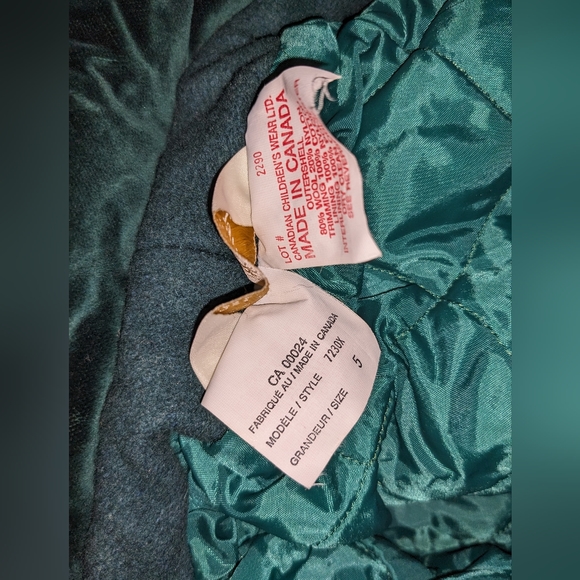 Petite Coquette Green Girls Formal Coat- 5 - Picture 2 of 11